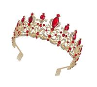GALPADA 1Pièce Couronne de Mariage Rhinestones pour Fête Diadème de Mariée avec Détails Uniques Accessoire de Coiffure pour Célébrations et Banquets