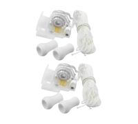 GALPADA 2 Ensembles Blind Cord Winder Horizontal Blinds Tilt Mechanism Replacement with Cord for Living Bedroom Office Precise Light Control