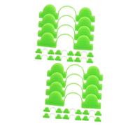 GALPADA 2 Ensembles Clips De Plastique Double Tête Pinces De Fixation Film Vent Pour Jardin Potager Clips De Serrage Pour Film De Et Abri Chauffant 50 Pièces * 2
