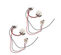 GALPADA 2 Ensembles Kit de Câblage pour Basse Faisceau Professionnel Compatible Multi Modèles Connecteurs Flexibles pour Scène Studio et Transmission Sonore Claire et Stable