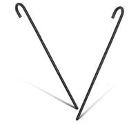 GALPADA 2 Ensembles Set de Béquilles Décoratives Noires pour Magicien Accessoires de Fête et Cosplay pour Spectacles et Performances sur Scène