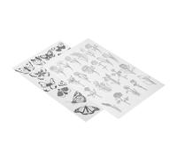 GALPADA 2 feuilles Stabilisateur Broderie Hydrosoluble pour Projets de Couture Utilise avec Tissus Variés Dissolution Rapide Eau Froide