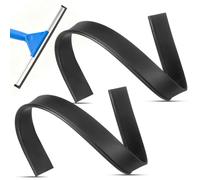 GALPADA 2 Joints en Caoutchouc pour Raclette à Verre 35 CM Bande de Rechange Noire en Caoutchouc pour Raclette Vitres Pièce de Rechange Solide pour Nettoyage Fenêtres et Miroirs