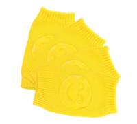 GALPADA 2 Paires Chaussettes de Danse pour Chaussures de Coton, Jaune | Ajustement Près du Pied, Limite les Frottements, Antidérapant, pour Entraînement, Lot