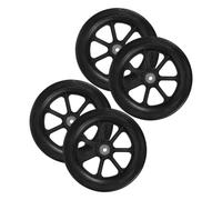 GALPADA 2 Paires Roues Frontales pour Fauteuil Roulant Poussette Roulettes Pneus Pleins Antidérapants de Rechange pour Chariot de Courses