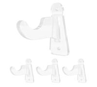 GALPADA 2 Paires Support Mural Outils Inclus en Acrylique Installation Facile Présentoir Polyvalent pour Suspendre et Exposer Vos Battes pour Batte de Baseball et Softball