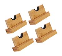 GALPADA 2 Paires Support pour Batte de Baseball Construction Stable en Bois Robuste Style Rustique Rangement Polyvalent de Battes de Baseball pour Écoles et Maisons