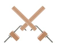 GALPADA 2 Pièces Accessoires pour Macramé Cadre en Bois de Hêtre pour Bracelet Tissé, Outil de Tissage Domestique Corde de Support, pour Artisanat de Tissage et Machine à Tricoter