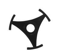 GALPADA 2 Pièces Adaptateur Triangle Tours pour Platine Vinyle de Inserts Plastique pour Jukebox Réducteur de Trou Central pour Disques Singles Accessoire Audio Compact et Stable