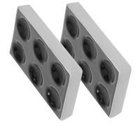 GALPADA 2 pièces Assiettes Porcelaine pour Expériences Scientifiques Plaques de Réaction Céramique Résistantes Corrosion pour Analyse Chimique Laboratoire