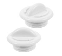 GALPADA 2 Pièces Bouchon de Vidange en Plastique Blanc pour Réfrigérateur et Congélateur, Installation Simple avec Solution D'ajustement Précise, Usage Commercial Cuisine
