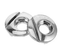 GALPADA 2 Pièces Boucles de Patins à roulettes, Rivets en Alliage D'aluminium, Argenté, Matériel de Patinage pour Patins à roulettes, Garçon et Filles et Femmes