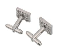 GALPADA 2 Pièces Boutons de Manchette Carrés Zircon Bijoux French Sleeve Cuff pour Chemise Homme Accessoires Tuxedo Élégants pour Mariage et Affaires