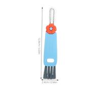 GALPADA 2 Pièces Brosse pour Couvercle de Tasse Multifonctionnelle Brosse Incurvée pour Nettoyage Crevices et Bouteilles Portable pour Biberons et Vases