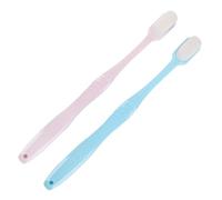 GALPADA 2 pièces Brosses à Dents Souples pour Nettoyage Oral Lot de Rose Bleu avec Poils Doux et Design Ergonomique pour Confort Optimal