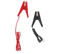 GALPADA 2 pièces Câble de pour Clôture Électrique Cuivre avec Pinces Crocodile pour Système Solaire Agricole Câble de Démarrage Robuste et Usage Ferme et Jardin