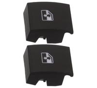 GALPADA 2 Pièces Cache pour Bouton de Lève-vitre, Bouton de Commande de Lève-vitres de Voiture, Plastique Noir, Protection Renforcée, Installation Simple, Intérieur Voiture