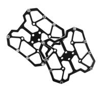 GALPADA 2 Pièces Cale de Remplacement de Pédale Vélo, Alliage D'aluminium | Compatibilité Route et Vtt, Verrouillage Sûr, Installation Facile, pour Courses et Sorties, Paire