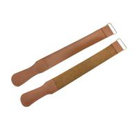 GALPADA 2 pièces Ceinture pour Rasoir Lot de Affûtage de Rasoir Strop Vintage pour Barbiers et Affûtage Outils de Coupe