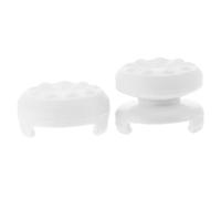 GALPADA 2 Pièces Chapeau de jeu de jeu couverture de manette de jeu poignées de pouce manchon de pouce de jeu capuchons de poignée de manette couvertures de manette Gel de silice blanche