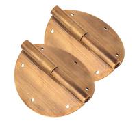 GALPADA 2 pièces Charnières Laiton Robustes pour Placards Petites Portes Kit Paumelles Épaisses Vintage avec Inox pour Meubles et Décoration Intérieure