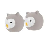 GALPADA 2 pièces Chien Latex Morsure Interactif Émettant Un Forme Chouette Cartoon pour Chiots Stimule et Prévient Dégâts Meubles