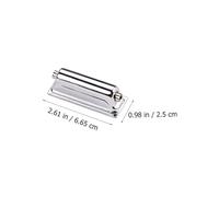 GALPADA 2 pièces Connecteur Double End pour Tambour Crochet Métallique Robuste pour Caisse Claire et Grosse Caisse Accessoire pour Batterie
