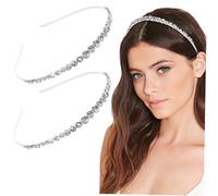 GALPADA 2 Pièces Couronnes Rhinestones pour Filles Bandeaux Élégants et Créatifs pour Fêtes Garçon Fille Accessoires de Festifs