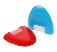 GALPADA 2 pièces Craie Couture Effaçable Marqueur Craie Tailleur Triangle Rouge et Bleu de Marquage Tissu Doux Sans Burr pour Couture et Bricolage