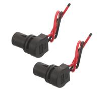 GALPADA 2 Pièces Douille de Clignotant Automobile H21w Noire en Plastique et Alliage, Étanche et Facile à Installer pour Feux Arrière et Devant