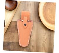 GALPADA 2 Pièces Étui Cuir Robuste pour Sécateurs et Pinces Protection Épaisse avec Bouton Pression Porte Ceinture Polyvalent pour Outils de Jardinage et Coupe Branches Lot de Marron Jaune