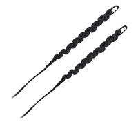 GALPADA 2 pièces Extension Queue de Cheval Tressée Longue Pièce de Cheveux Synthétiques pour Femmes Perruque Tressée Sécurisée et Confortable et Polyvalente Style Naturel