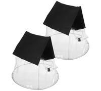 GALPADA 2 Pièces Housses Imperméables en Pvc pour Projecteurs de Scène à Tête Mobile, Légères et Solide, Protection Pluie pour Événements Extérieurs
