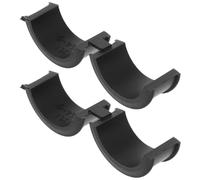 GALPADA 2 Pièces Joint en Silicone Noir pour Support de Guidon de Vélo, Rondelle Flexible et Portable, pour Sortie en Plein Air, Fixation Stable