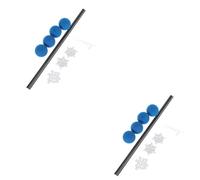 GALPADA 2 Pièces Kit Entraînement Atterrissage pour Hélicoptère Rc Cadre Fibre de Léger et Facile à Installer Protection pour Débutants et Experts Couleur Bleue