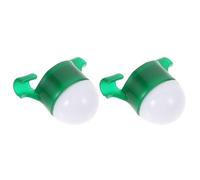 GALPADA 2 Pièces Lampes D'alarme de Pêche LED Pratiques Vacances, Détecteur de Morsure Sensible à Induction, Alimentation par Batterie, Utilisation Nocturne en Extérieur