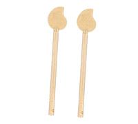 GALPADA 2 pièces Loquet de Verrouillage Bronze Forme Pêne Droit Décoratif Rétro pour Porte Armoire Goupille Verrouillage pour Mobilier Domestique Lot