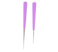 GALPADA 2 pièces Lot de Alésoirs pour Perles avec Poignée Antidérapante Outil de Perçage et Élargisseur pour Perles Rondes Kit Création DIY pour Artisanat Violet