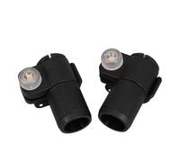 GALPADA 2 Pièces Lot de Clips de Verrouillage Externes Universels en Plastique Noir pour Bâtons de Randonnée et Escalade, Compatible Tout Temps, pour Trekking et Backpacking