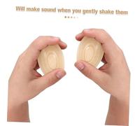 GALPADA 2 pièces Maracas Bois pour Garçon Fille Musical Percussion Œuf Instrument Éducatif pour Garçons et Filles Cadeau Ludique Sonore