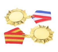 GALPADA 2 Pièces Médaille D’Honneur pour Vétérans, Alliage de Zinc, | Travail de Précision, Léger et Portable, pour Événements Commémoratifs, Célébrations et Anciens Soldats