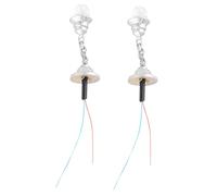 GALPADA 2 pièces Miniature LED Hanging Lamp Warm Light for DIY Moss Scene Chandelier Ceiling Lamp Props for Table and Living Room Models