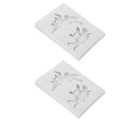 GALPADA 2 Pièces Moule en Silicone Ange Musical 3D pour Bougies, | Détail Sculpté Précis, Surface Lisse pour Démoulage, Format Compact, Blanc, pour Plâtre et Loisirs Créatifs