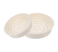 GALPADA 2 pièces Panier Vapeur Plastique Accessoire Cuisine pour Cuiseur à Riz Sécurisé et Pratique pour Cuisson Vapeur Aliments Variés