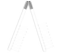 GALPADA 2 Pièces peigne haute fréquence machine faciale à haute fréquence haute fréquence pour cheveux violette faciale haute fréquence Un verre Transparent