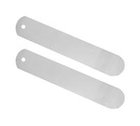 GALPADA 2 Pièces Plaque de Mise pour Chaussettes, Aluminium Blanc, Lot 2 | Maintien de Forme, Séchage sans Plis, pour Chaussettes de Sport, Présentation en Boutique