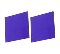 GALPADA 2 Pièces Plaque de Verre Cobalt Bleu pour Expérimentation Chimique en Laboratoire, Résistance Haute Température, Outil Pédagogique pour Réactions de Flamme en Milieu Scolaire