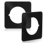 GALPADA 2 pièces Plaques de Réparation pour Bouton de Porte Acier Inoxydable Lot de Protège Serrure Renfort et Fixation Facile pour Portes Intérieures