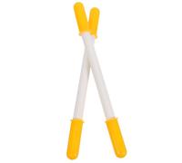 GALPADA 2 pièces Poignées de Remplacement pour Bascule Cheval Plastique Jaune Accessoires Robustes pour Jouets à Bascule Garçon Fille Poignées pour Jeux Éveil et Animaux