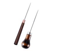 GALPADA 2 pièces Poinçon Couture Bois Outil de Couture Cuir DIY Alène Fine et Gourde pour Perçage Précis et Facile à Utiliser pour Travaux Manuels Main